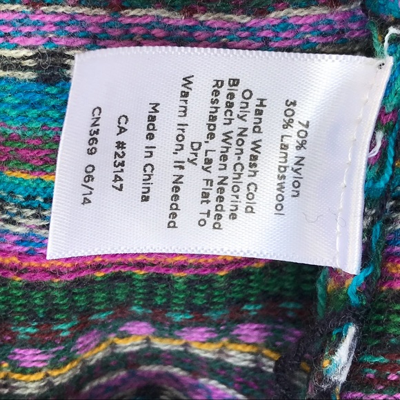 Talbots Fair Isle Raglan Sleeve Sweater - Picture 6 of 7